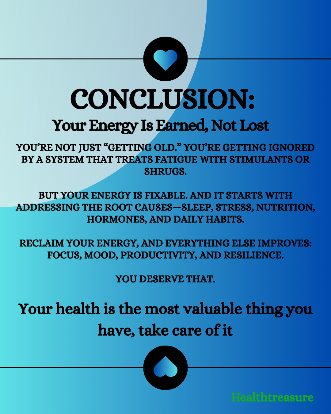 Fixing low energy naturally.healthtreasure