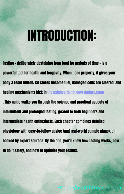 The Complete Guide to Fasting