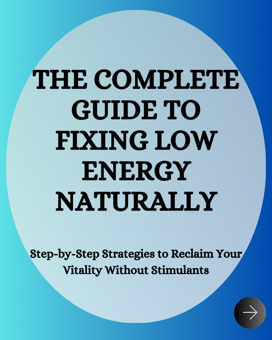 Fixing low energy naturally.healthtreasure