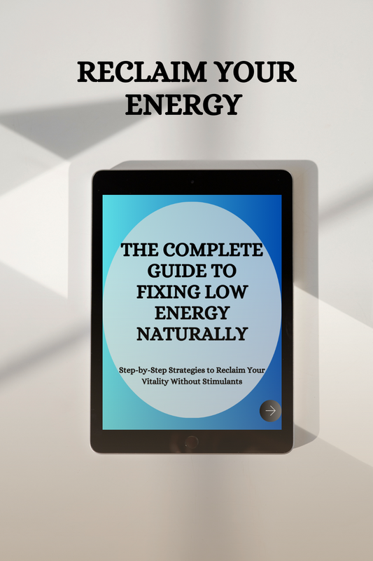 Fixing low energy naturally.healthtreasure